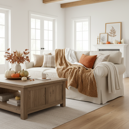 Tache Caramel Brown Faux Fur Throw Blanket Chevron Geometric Embossed (#10)