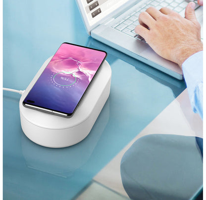 UV Sterilizer Box with 15 W Fast Wireless Charging Pad
