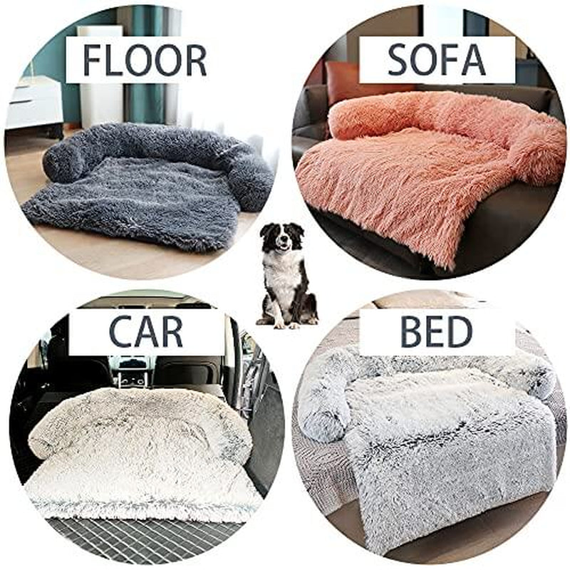 Superidag Calming Dog Bed & Sofa Protector - Waterproof, Non-Slip Cover