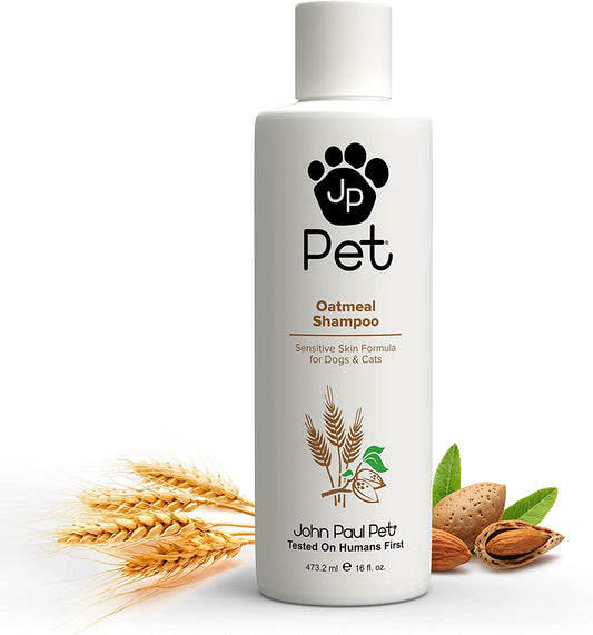 Oatmeal Shampoo - Grooming for Dogs and Cats, Soothe Sensitive Skin Formula with Aloe for Itchy Dryness for Pets, Ph Balanced, Cruelty Free, Paraben Free, Made in USA