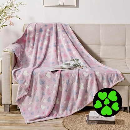 Glow-in-the-Dark 50" x 60" Throw Blankets