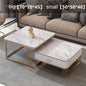 Square Low Coffee Table with Storage Drawers