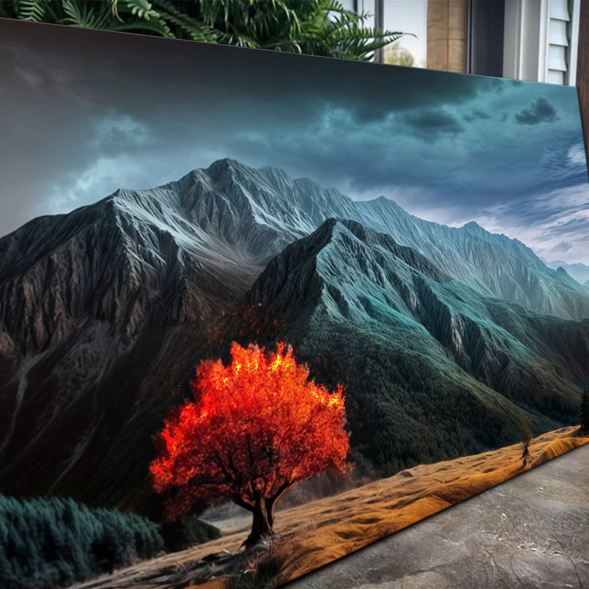 Burning Bush - Faith Wall Art IX