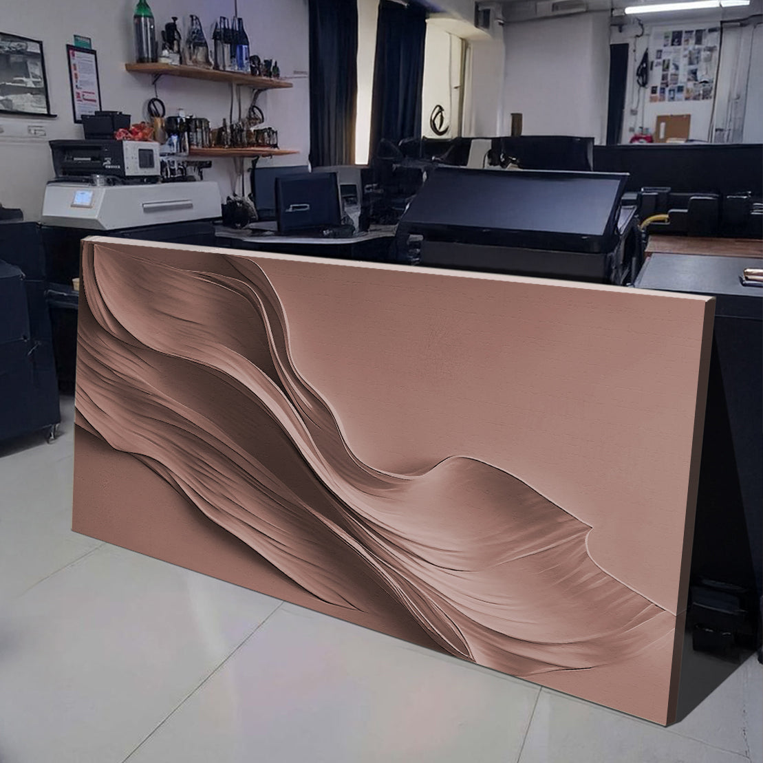 Warm Terracotta Minimalist Wall Art