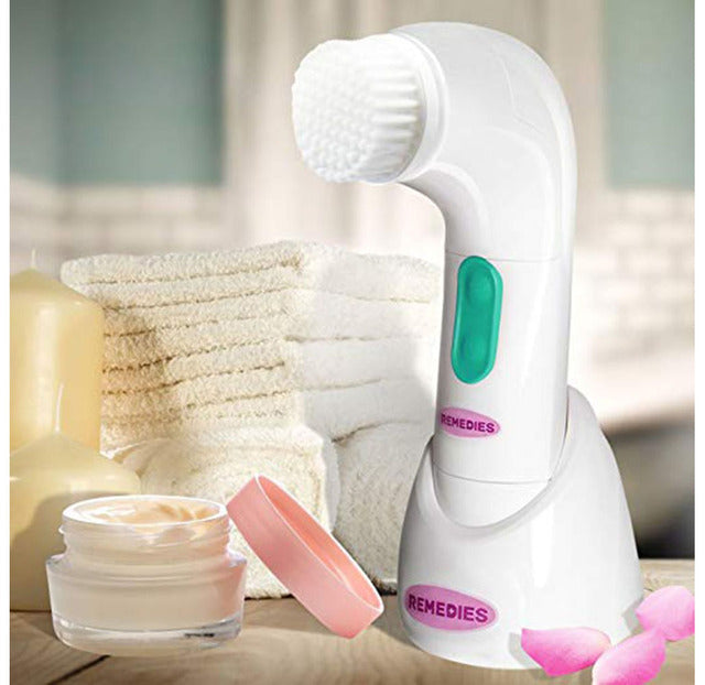 HomeSpa Microdermabrasion Face and Body Skin Cleansing Brush