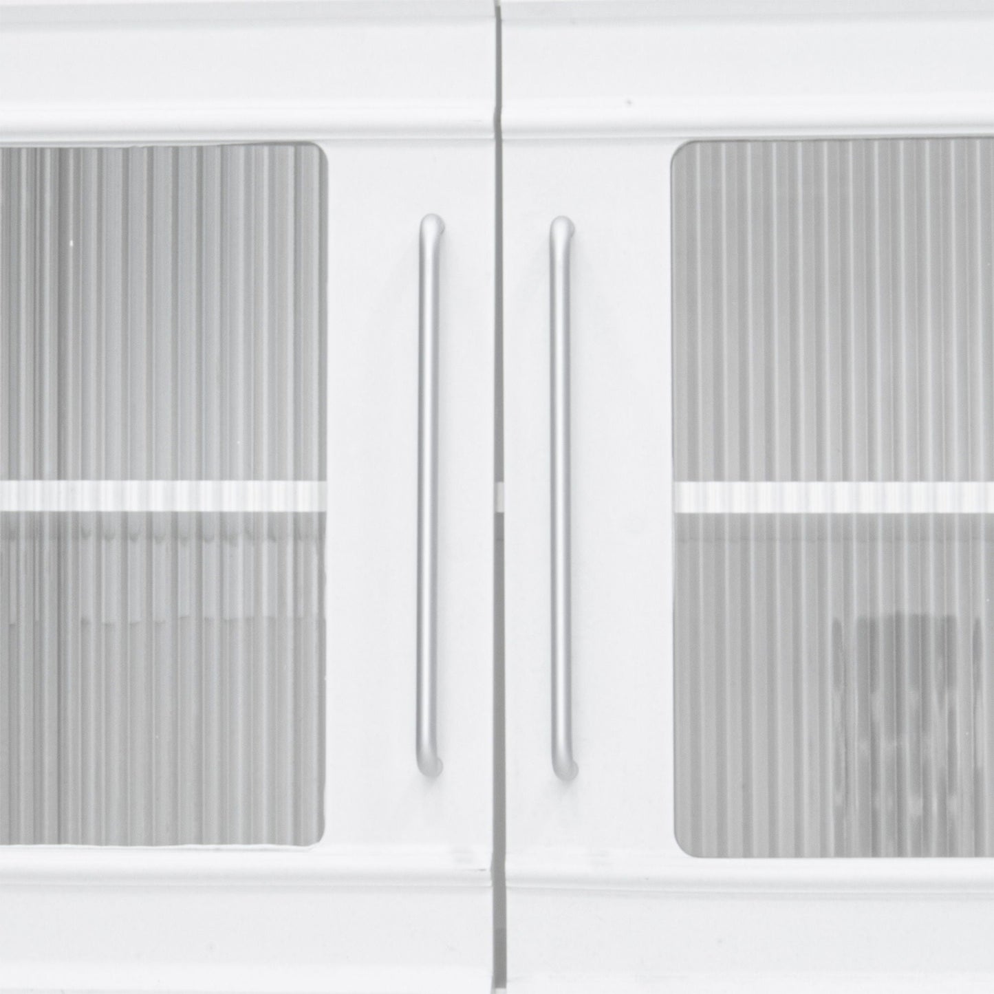 Wall Unit Modern Entertainment Center With Glass Doors