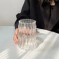 550ml Transparent Aesthetic Glass Cup with Straw - Bubble Tea, Juice, Coffee Glass Mug for Home Use