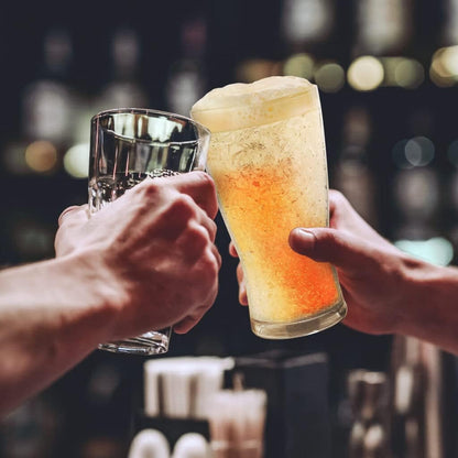 Freezer Cup Golfing Gift for - Freezable Ice-Gel Chiller Mug for Beer/Iced Cold Drinks - Insulated 14oz Frozen Drinking Glass for Men who Golf (Gift Boxed)