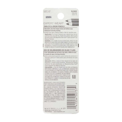 Maybelline Expert Eyes Brow And Eye Pencil, Blonde [107], 0.03 oz (Pack of 4)