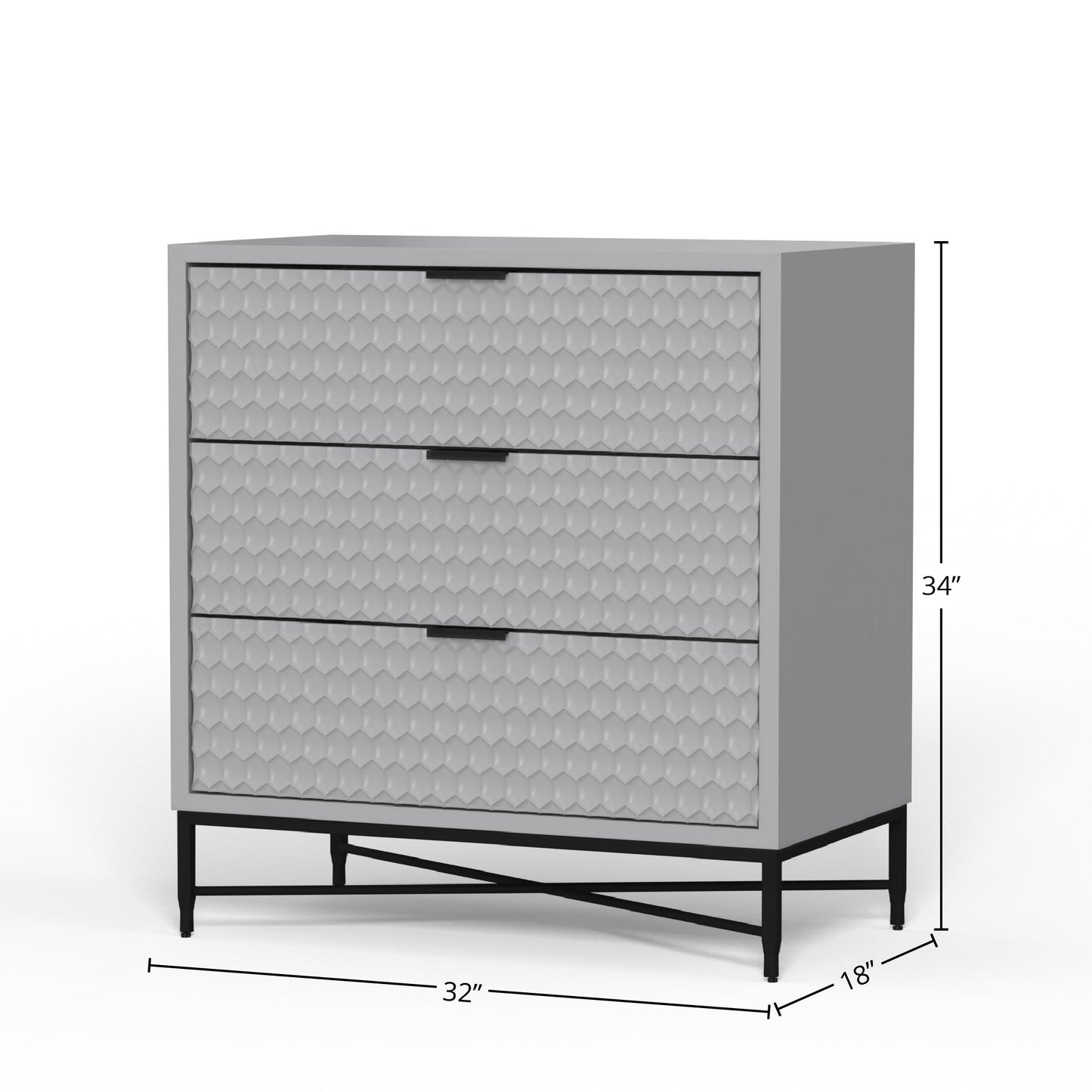 White Pearl Accent Chest