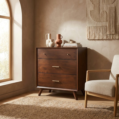 Flynn Small Chest, Walnut