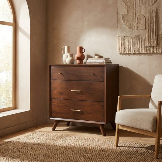 Flynn Small Chest, Walnut