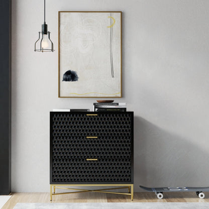 White Pearl Accent Chest