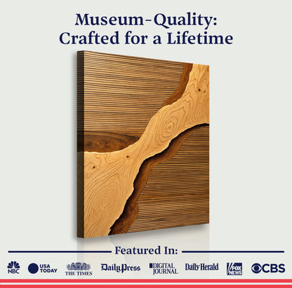 Wood Rift Wall Art