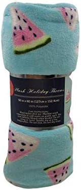 Soft Fleece Throw Blanket 50x60 – Lightweight Cozy Bed Couch Sofa Blanket for All Seasons