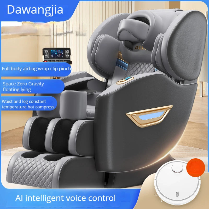 Luxury Zero Gravity Electric Massage Chair 3D 4D Sl Track | Full Body Massage Chair with Music Function | Best Salon Massage Chair Bed 2022