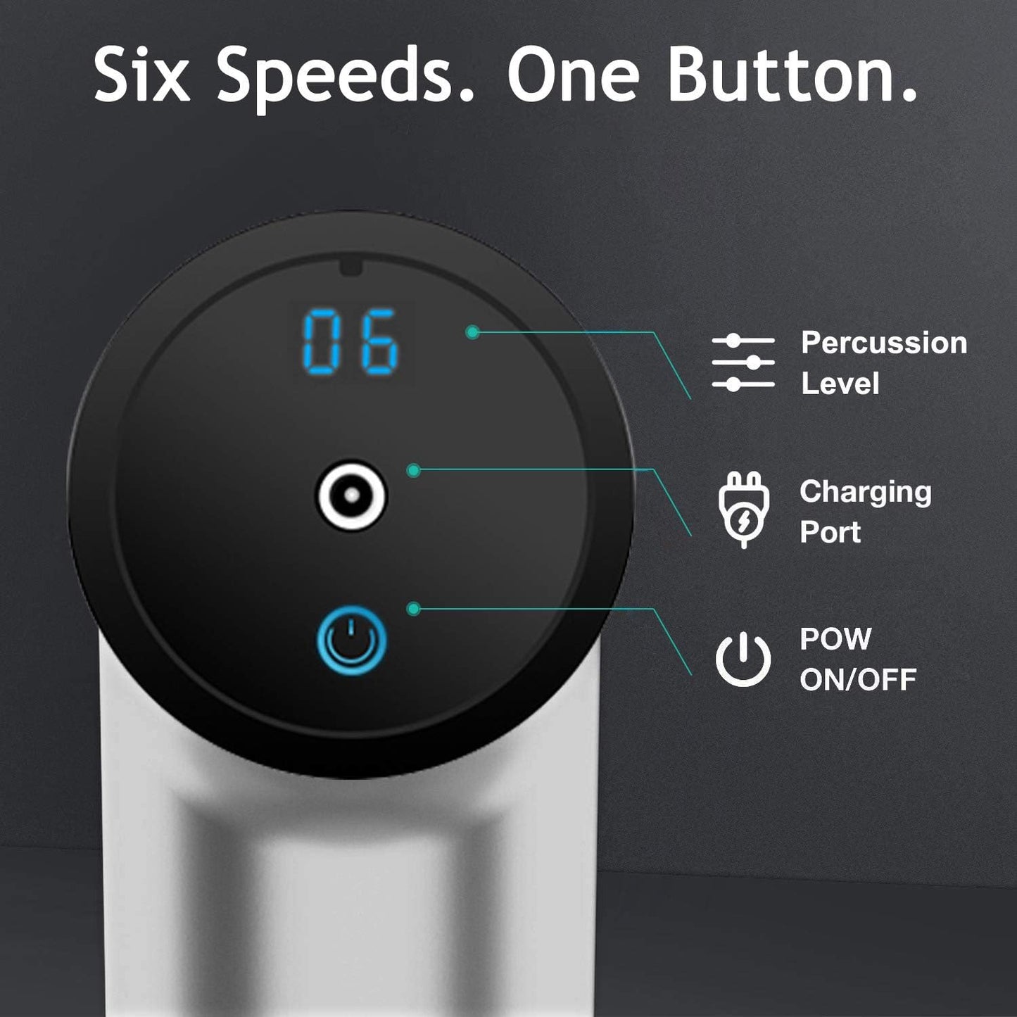 Ribex Pro Massage Gun With 4 Attachable Heads