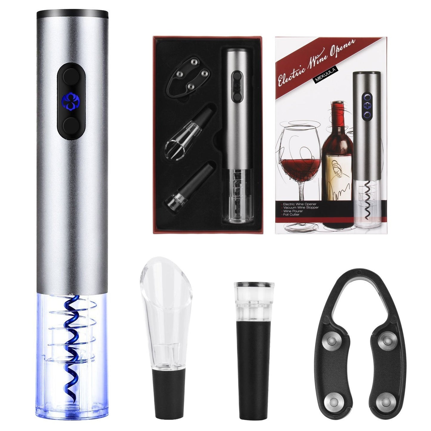 Electric Wine Opener Set