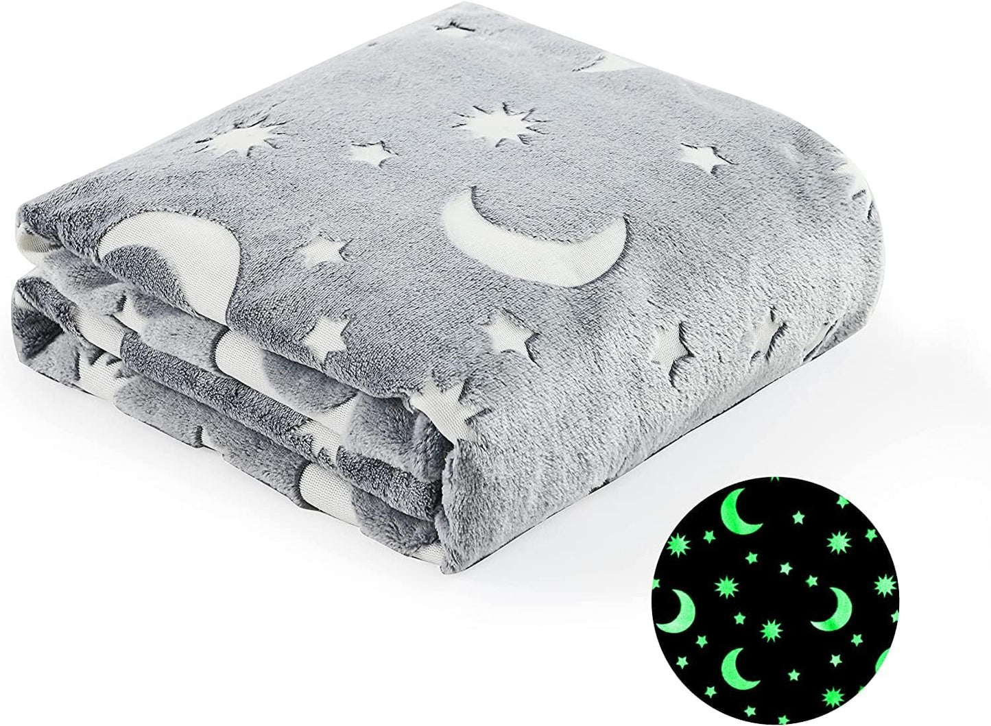 Glow-in-the-Dark 50" x 60" Throw Blankets
