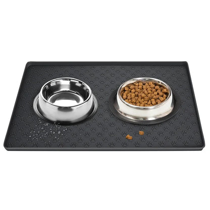 Waterproof Silicone Pet Placemat for Dogs & Cats - Non-Slip Food Mat 