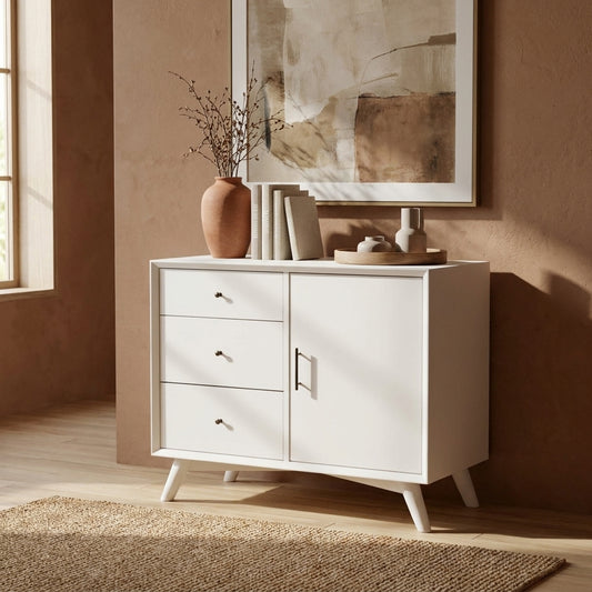 Flynn Accent Cabinet, White