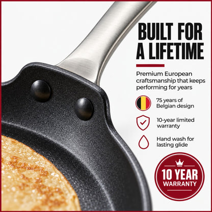 Ceramic Nonstick Crepe Pan, 10"
