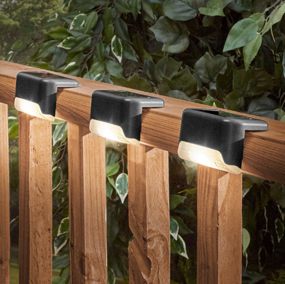 8-Pack Solar LED Deck & Step Lights