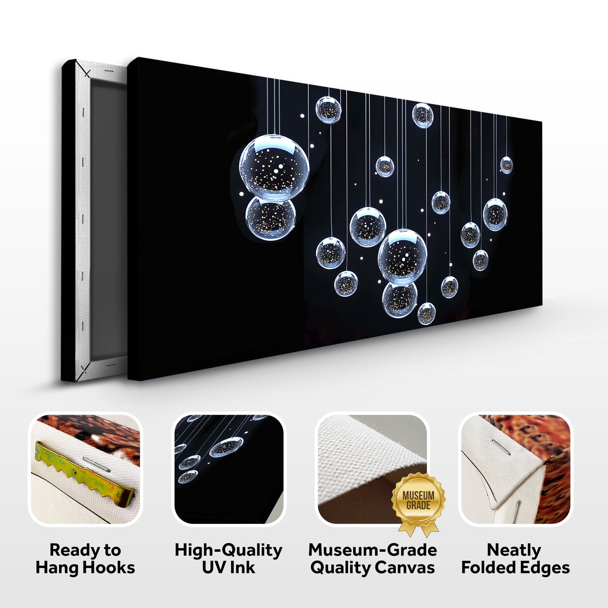 Modern Abstract Bubbles Wall Art