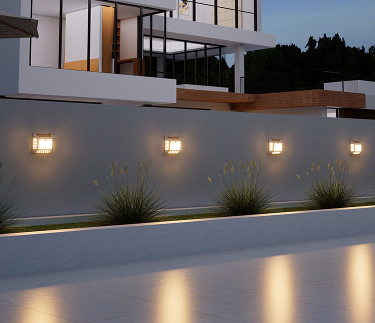 Solar LED Address Sign – Waterproof House Number Plaque, Customizable Numbers & Letters, Auto Dusk-to-Dawn Light, 8.1 x 6.9 Inches