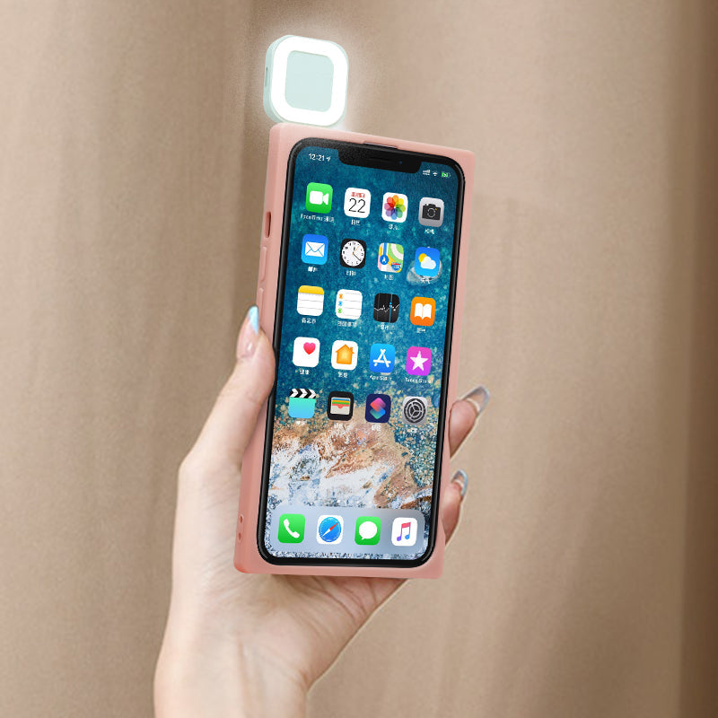 Ring Selfie Flip Light iPhone Case - 3 Colors