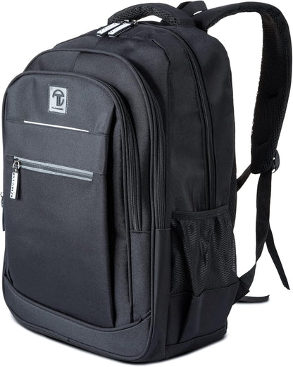 Talmont Extra Large Laptop Backpack – Travel Carry-On, Fits 17" & 15.6" Laptops, Water-Resistant Anti-Theft Business Bag for Men & Women