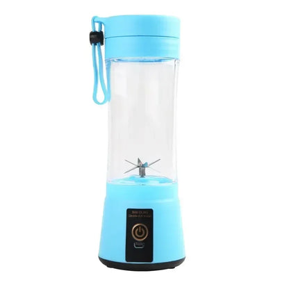 Portable Juice Blender with 6 Blades, USB Charging Mini Electric Bottle for Smoothies, Shakes - Summer Kitchen Gadget