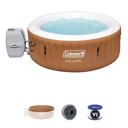 71-In X 26-In 4-Person Inflatable round Hot Tub