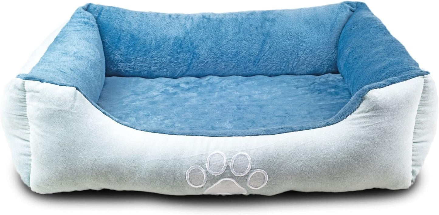 Rectangle Bolster Pet Bed, Dog Bed Medium Size