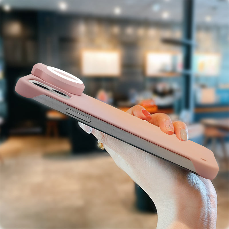 Ring Selfie Flip Light iPhone Case - 3 Colors