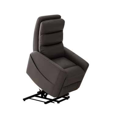 Power Lift Chair with Full Recline and USB Charging - Faux Leather