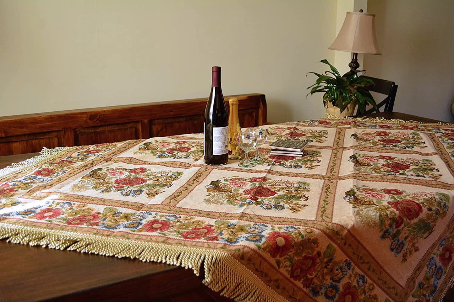 Tache Colorful Floral Country Rustic Morning Meadow Tablecloths (3098)