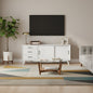 Flynn Large TV Console, White