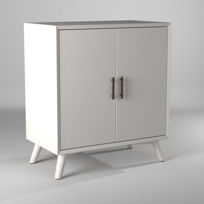 Flynn Small Bar Cabinet, White