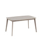 ACTU Scandinavian Dining Table Set with Upholstered Chairs for Small Spaces (Seats 4–6)