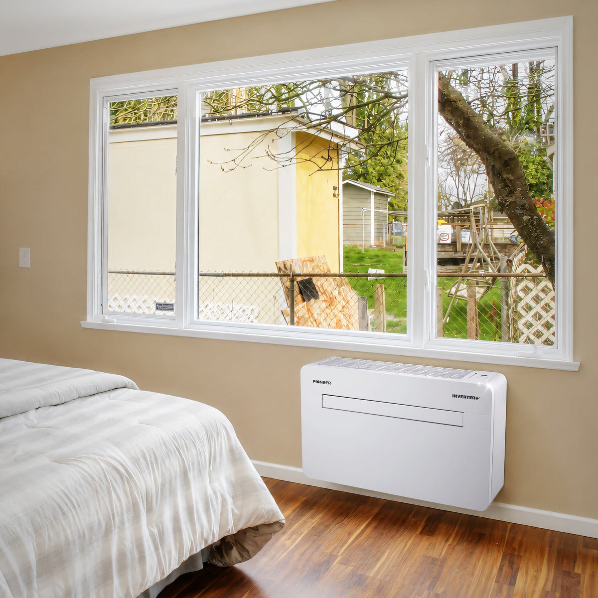 Pioneer 12,000 BTU All-in-One Console Inverter Heat Pump, Through-the-Wall Monoblock Packaged Unit with No Outdoor Condenser, 230V – view 2