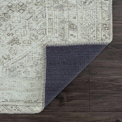Barny Sage Flat Pile Washable Rug
