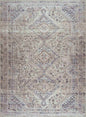 Barny Tan Flat Pile Washable Area Rug
