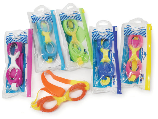 3-Pack Assorted Kids Swimming Goggles