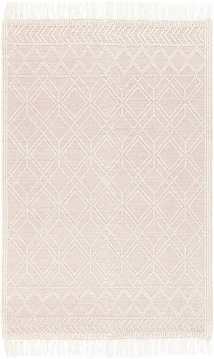 Ramsbury Soft Pink Wool Rug
