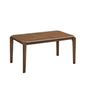 ACTU 59” Solid Wood Mid-Century Modern Dining Table Set for Small Spaces (Seats 4–6)