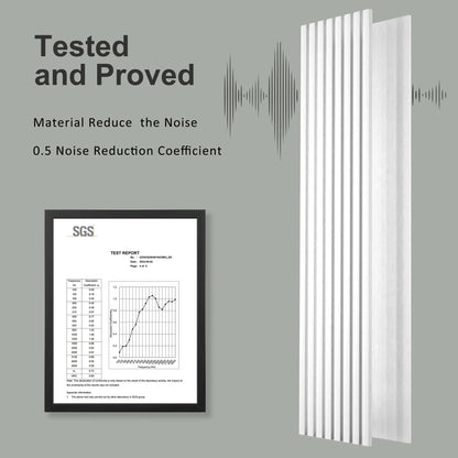 Acoustical 100% Polyester Wall Panel, 48x24x0.7 Sound Proof Wall Panels