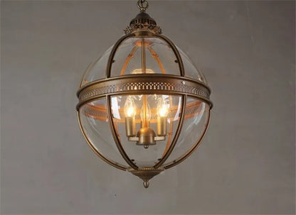 Vintage Globe Pendant Light | Modern Dining Room Lighting