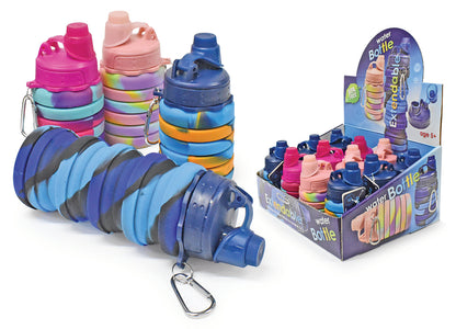 2-Pack Collapsible Hydration Water Bottles
