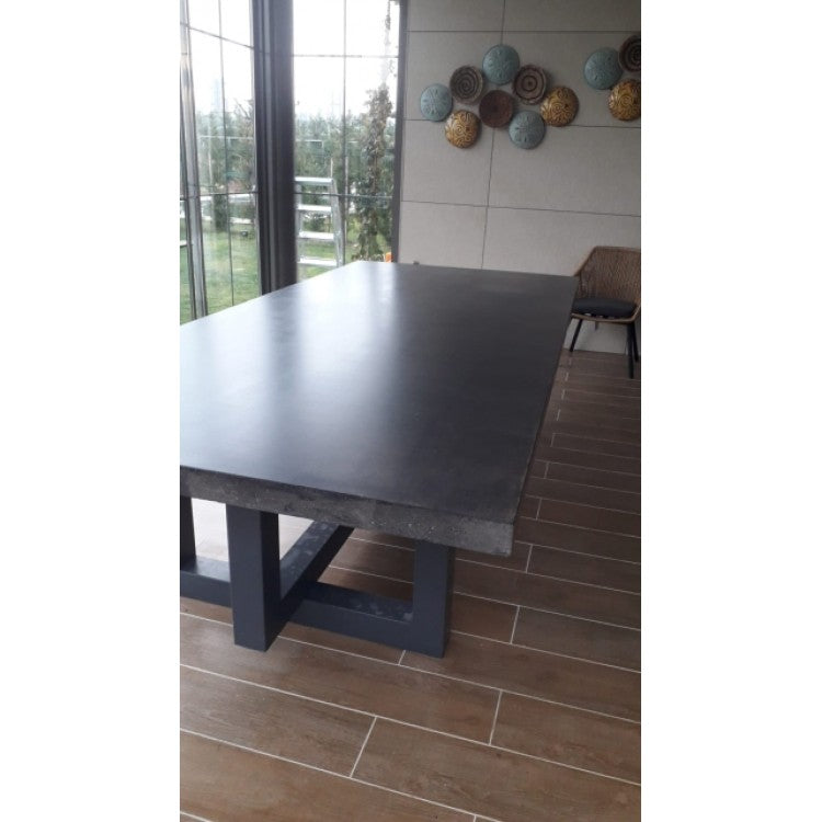 Barocco Aesgaard Lightweight Concrete Rectangular Dining Table - (W)47" (L)142" (H)29.5"